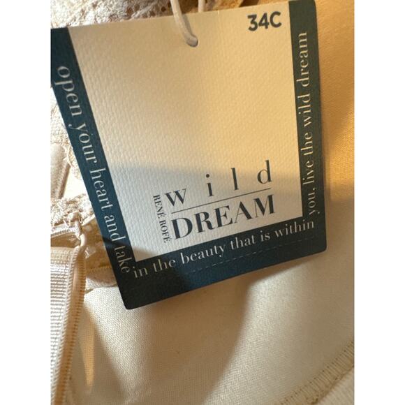 Rene Rofe Wild Dream Women's 34C Extreme Push Up Bra Lace Bra - Picture 7 of 11